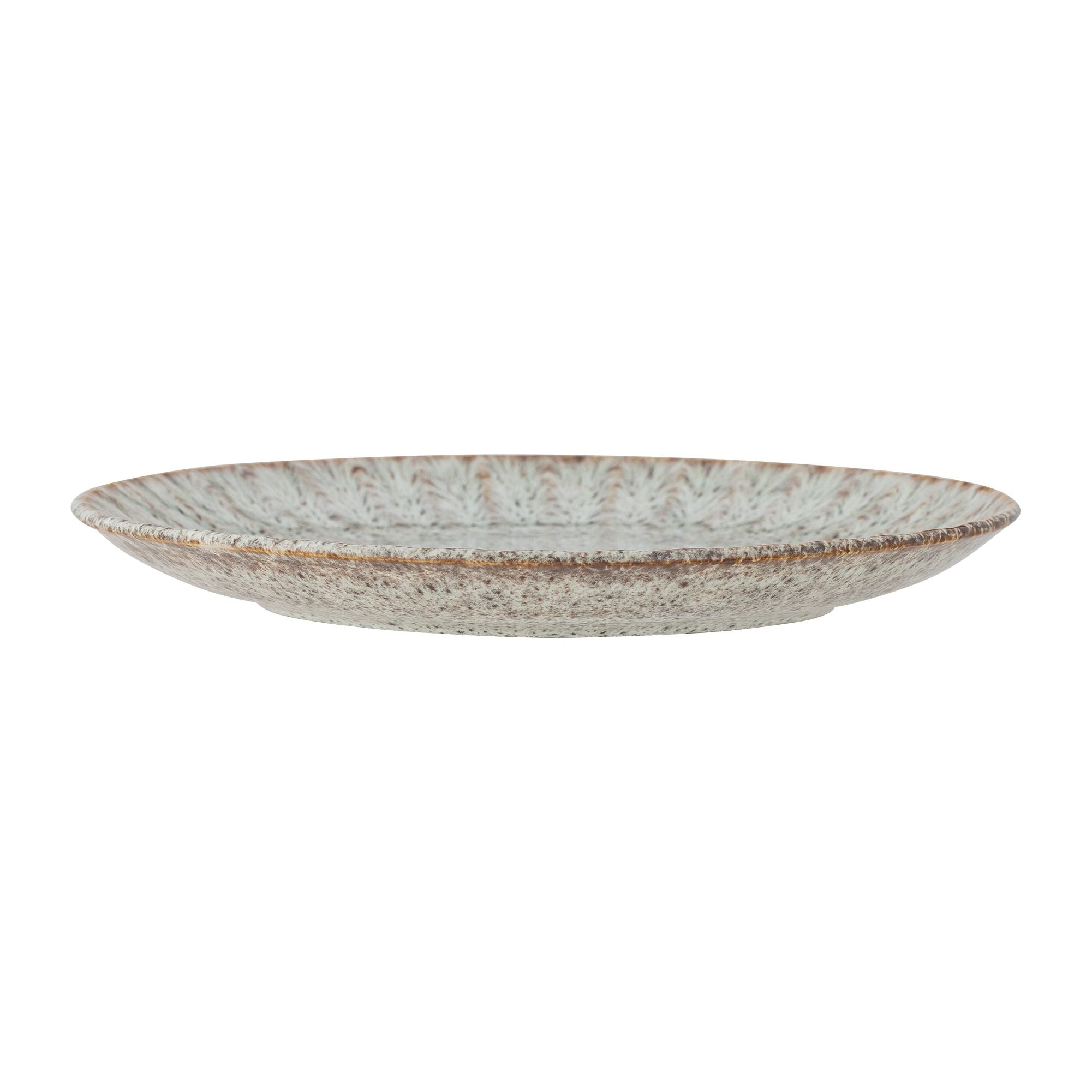 Creative Collection Fleur Tallrik, Natur, Stengods