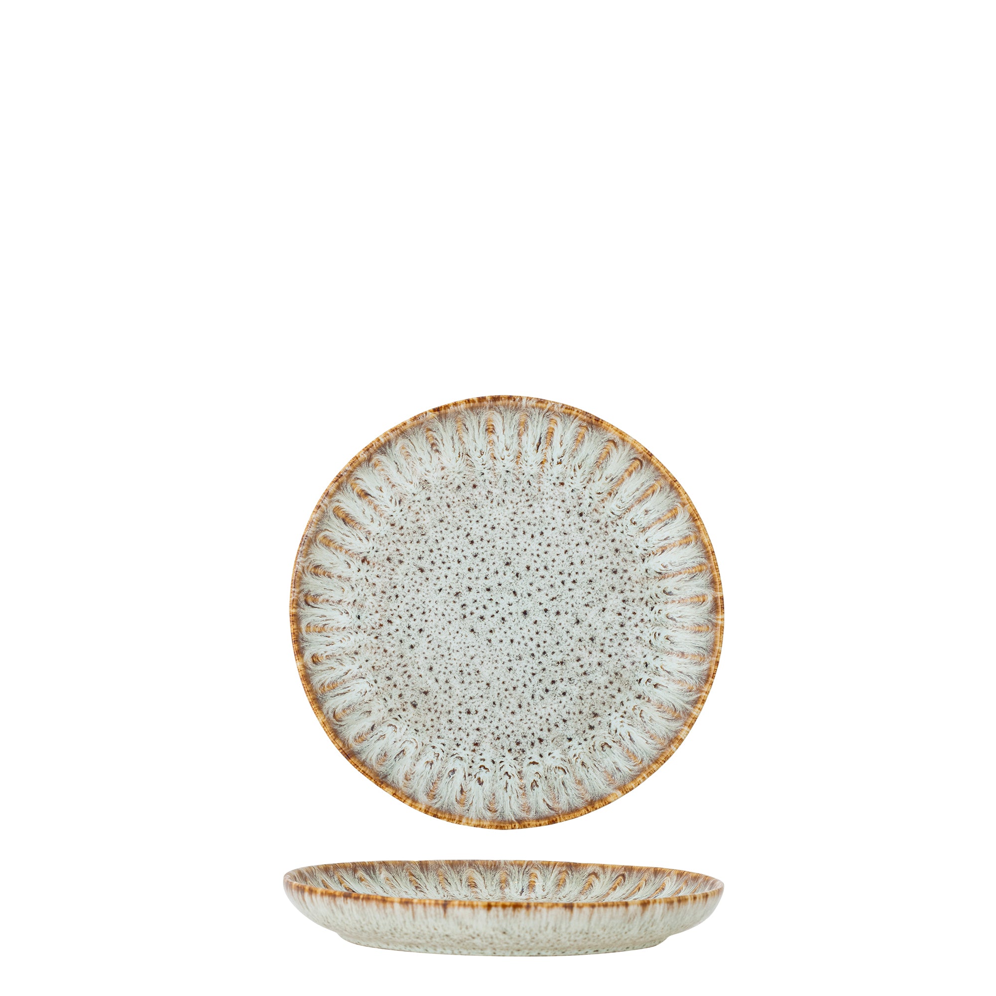 Creative Collection Fleur Tallrik, Natur, Stengods