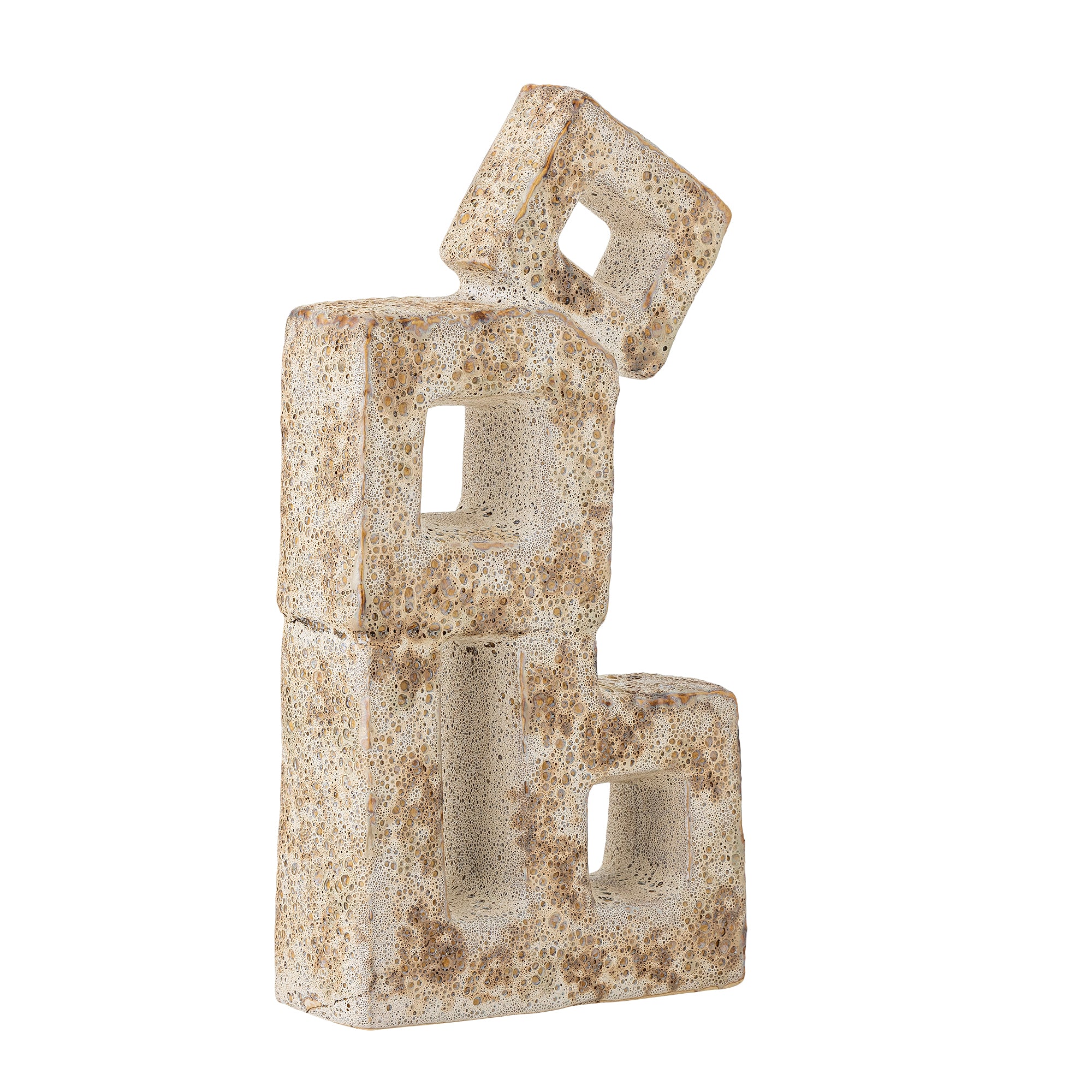 Bloomingville Caine Deco, Natur, Stengods