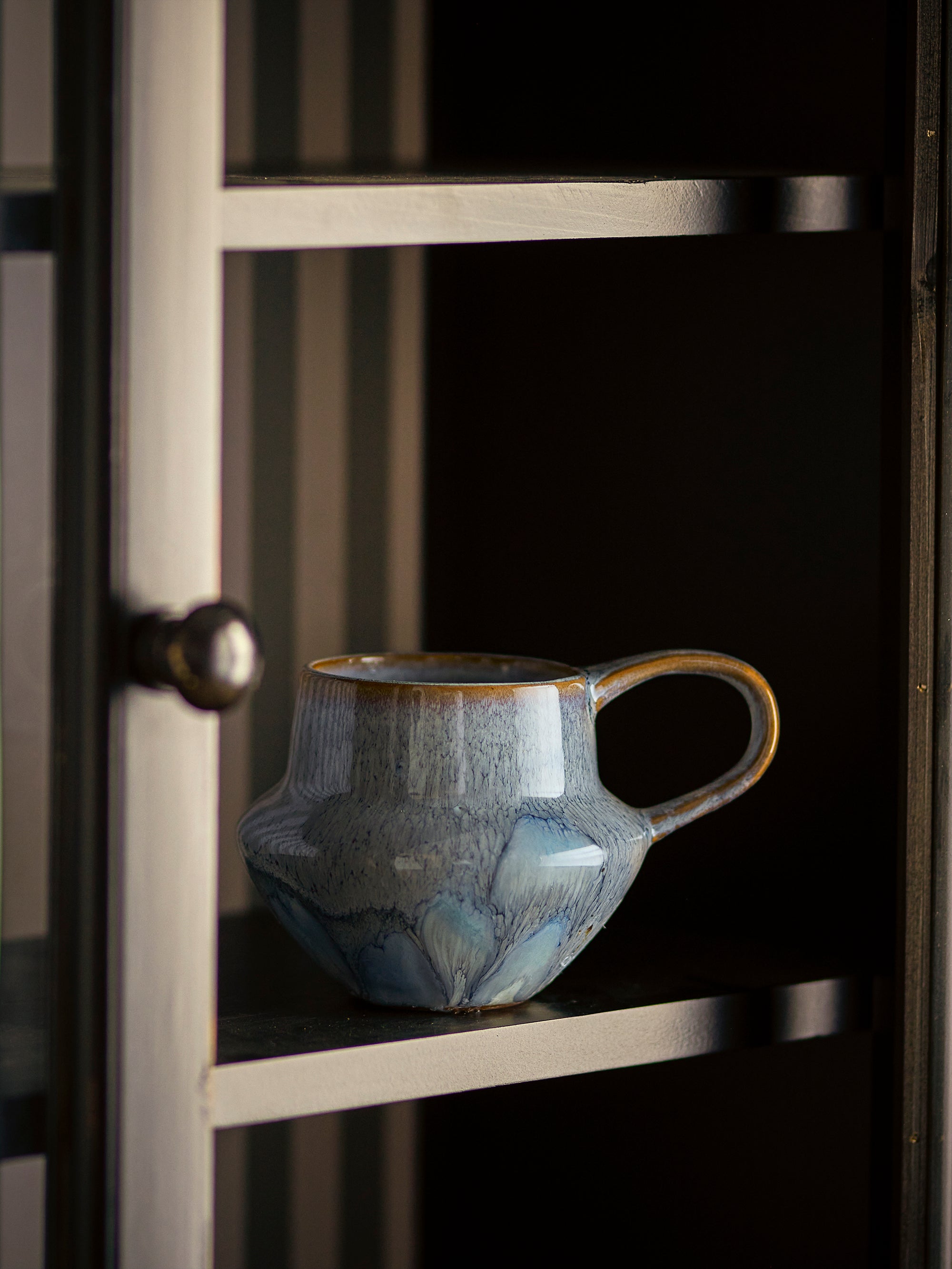 Creative Collection Bessie Mugg, Blå, Stengods