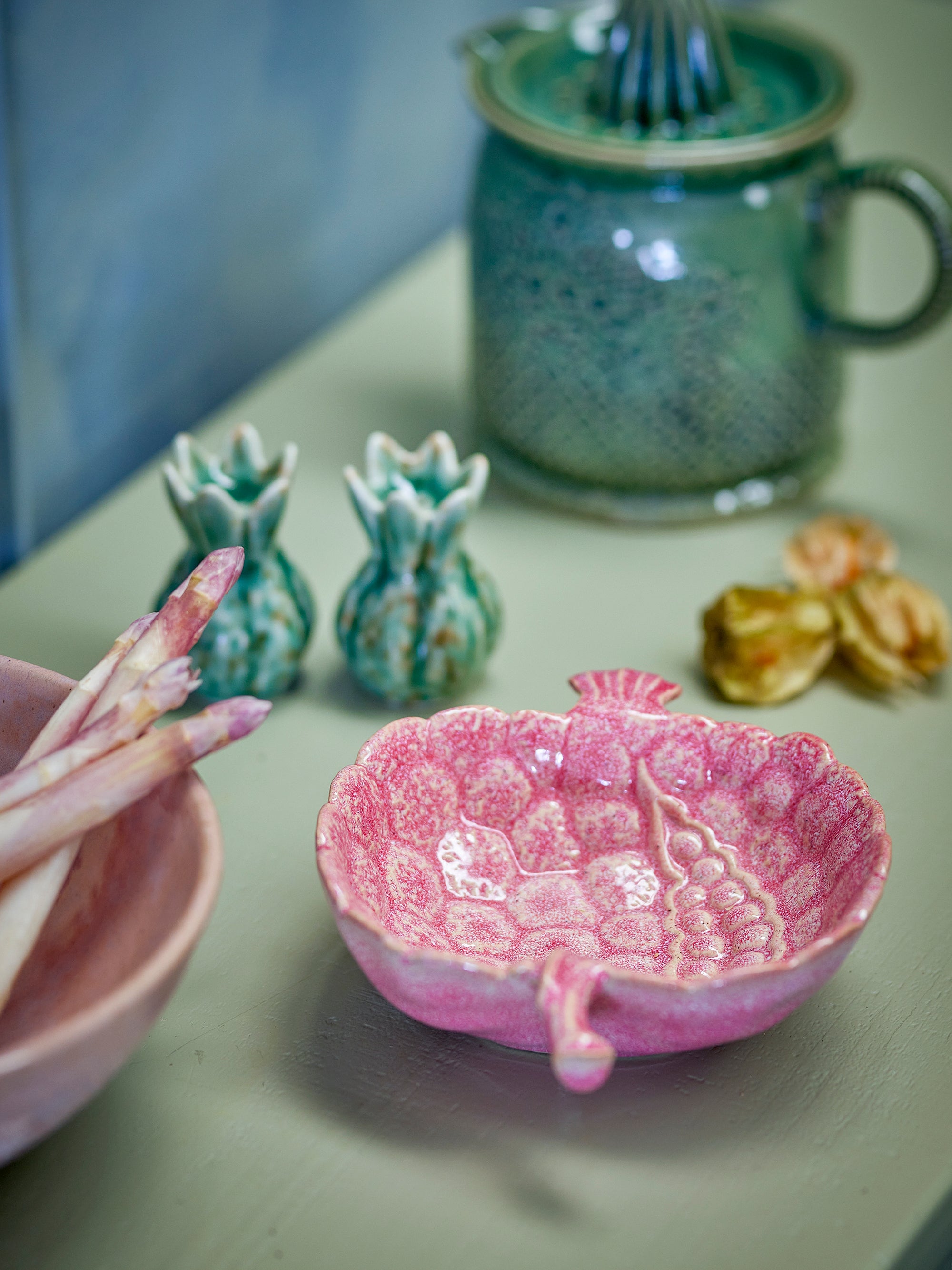 Creative Collection Gideon Skål, Rosa, Stengods