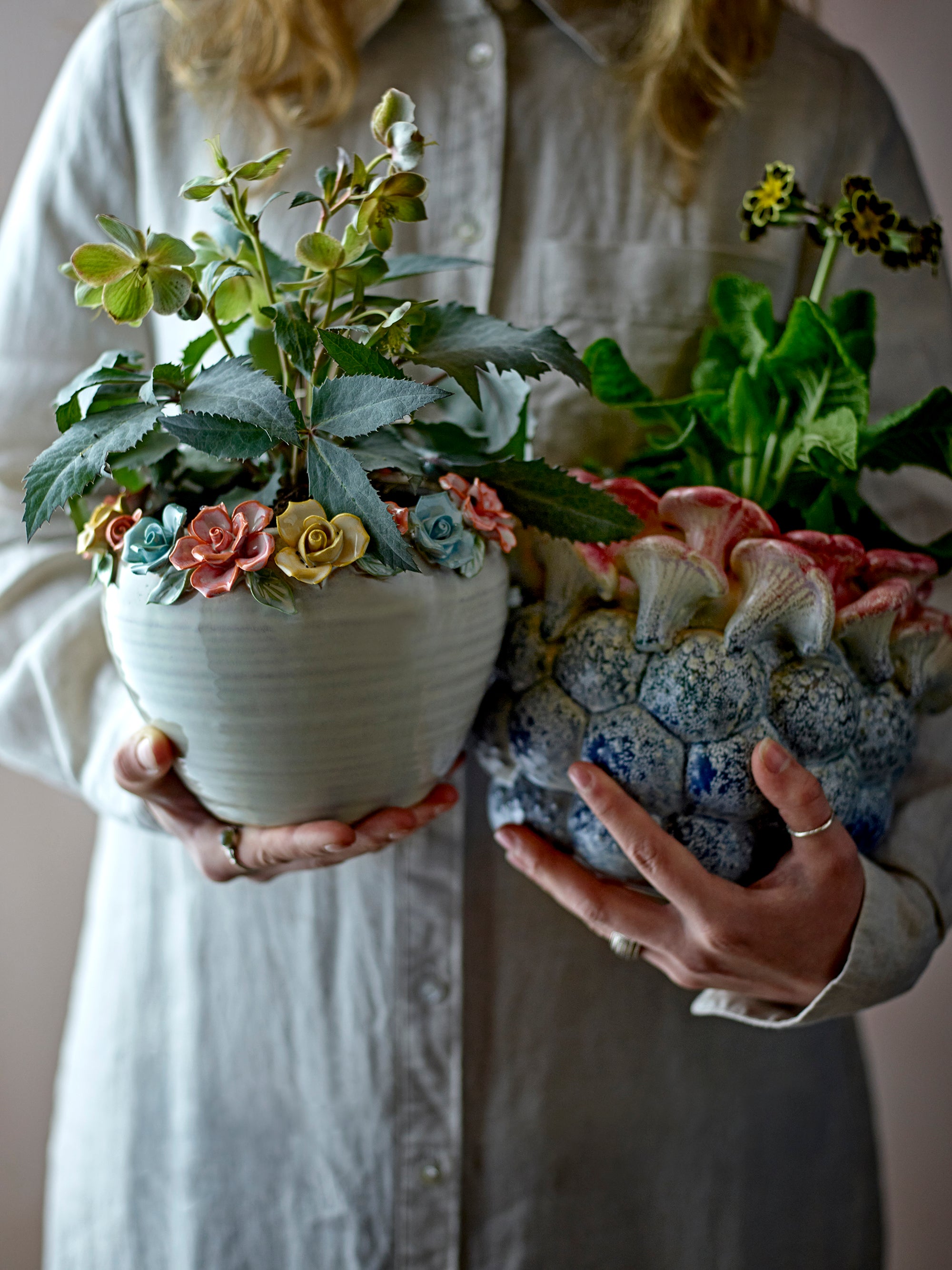 Creative Collection Maidan Blomkruka, Flerfärgad, Stengods
