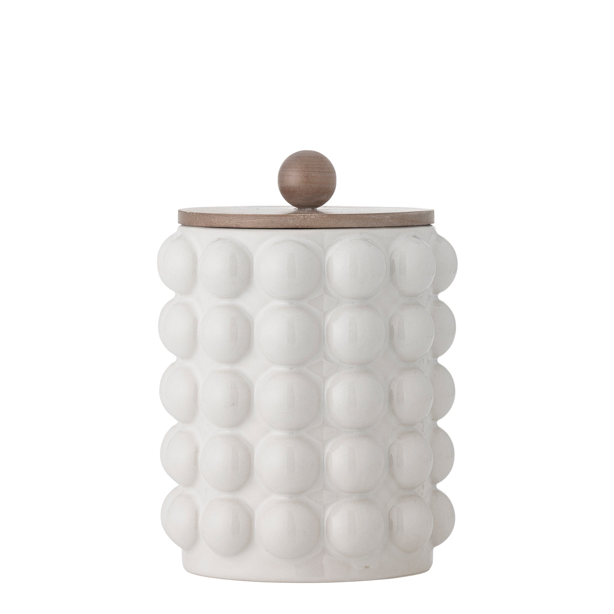 Creative Collection Madge Burk med Lock, Vit, Stengods