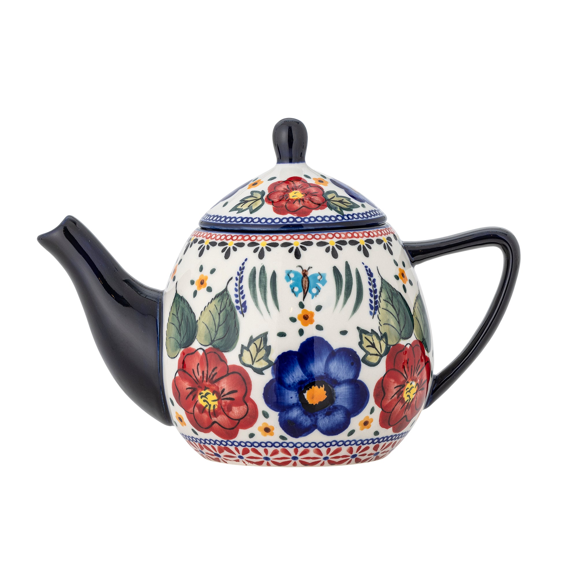 Creative Collection Florist Tekanna med tesil, Multi, Stengods