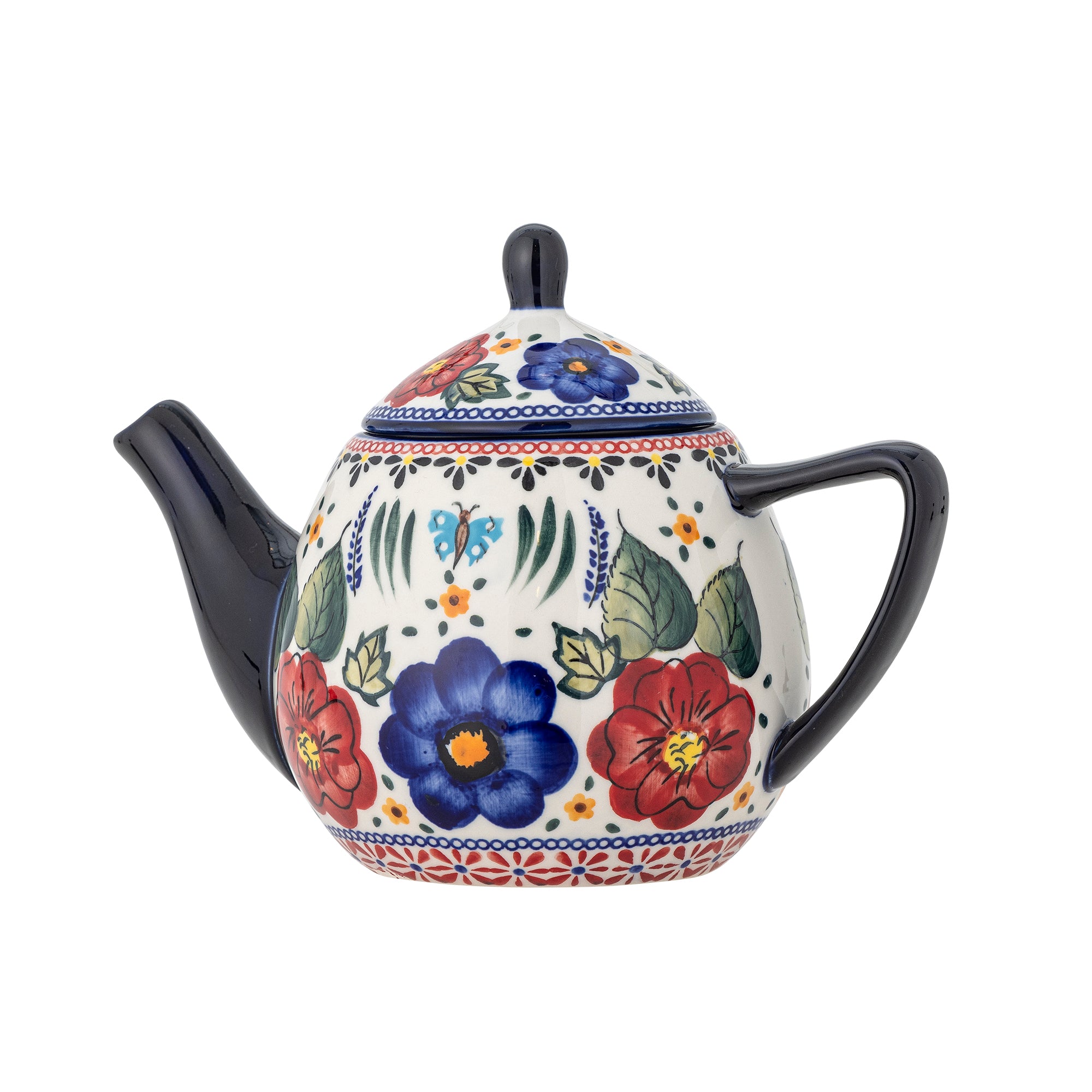 Creative Collection Florist Tekanna med tesil, Multi, Stengods