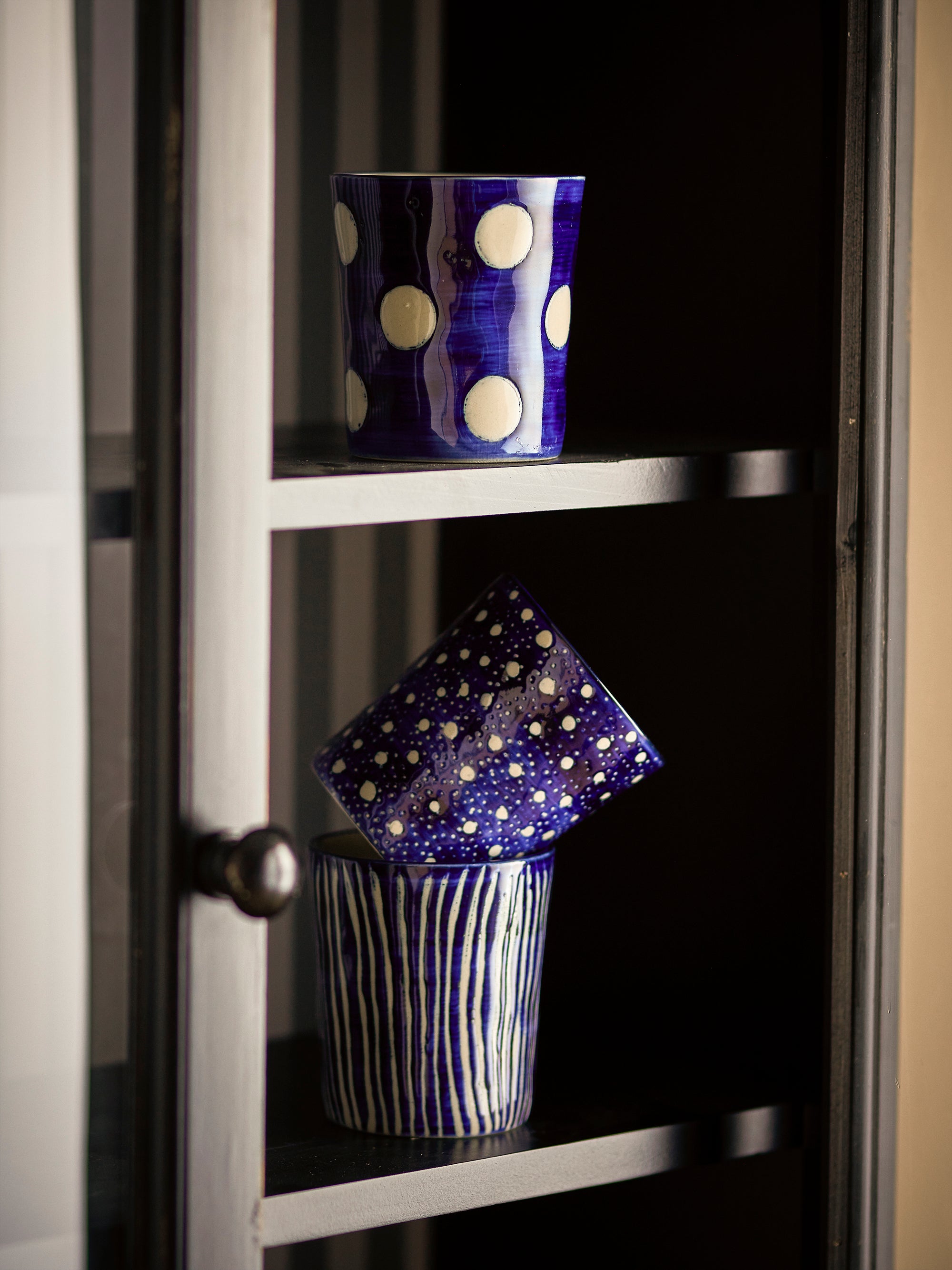 Creative Collection Minoa Kopp, Blå, Stengods