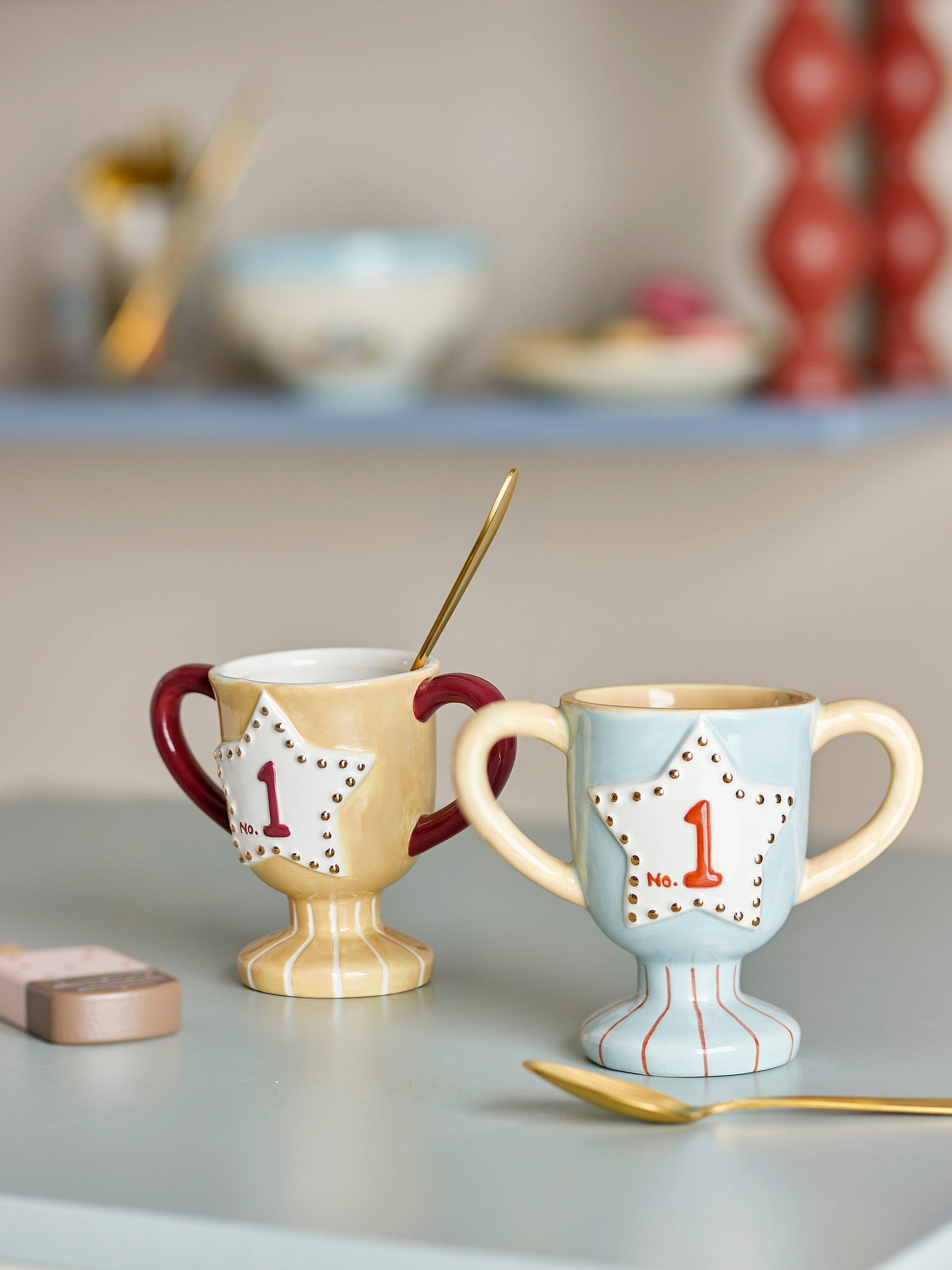 Bloomingville Mini Trophy Bägare, Multi, Stengods