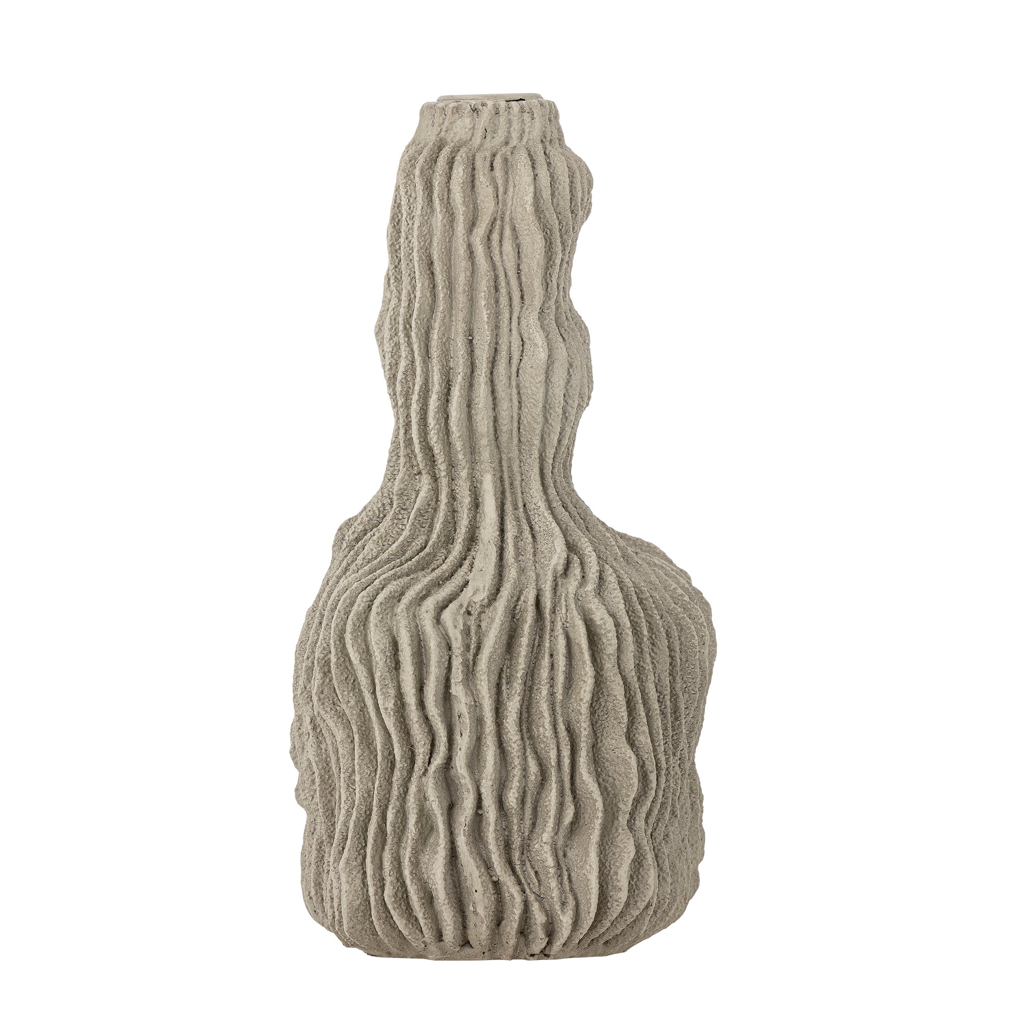 Bloomingville Briar Ljuslykta, Grå, Polyresin