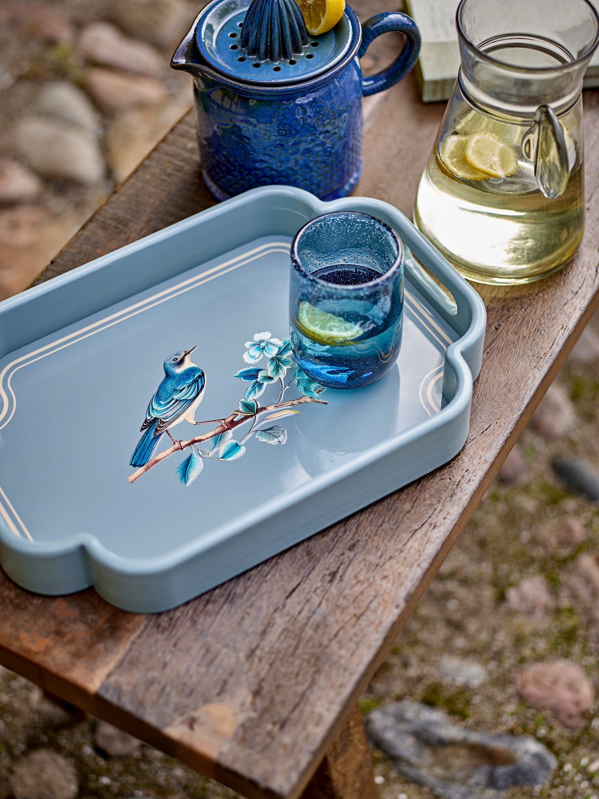 Creative Collection Tabby Dricksglas, Blå, Glas