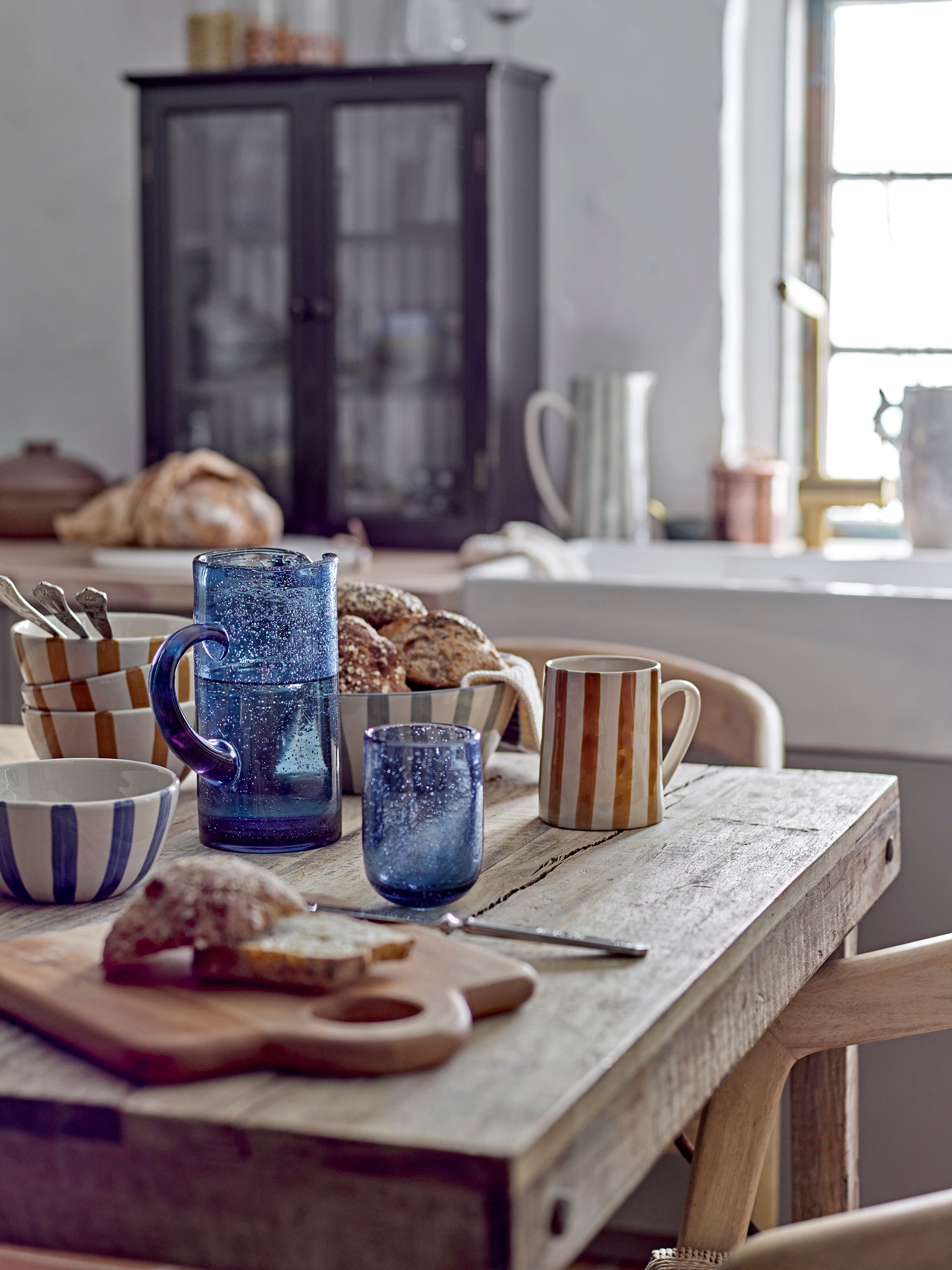 Creative Collection Tabby Dricksglas, Blå, Glas