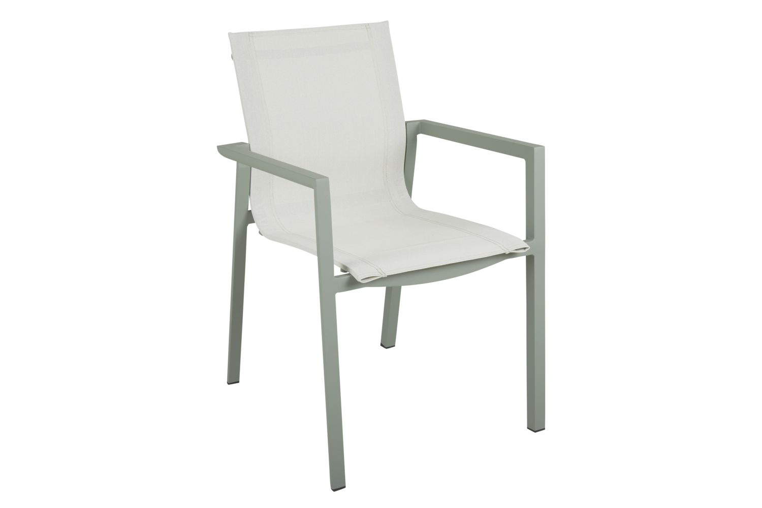 Brafab Delia karmstol Dusty green/Off-white