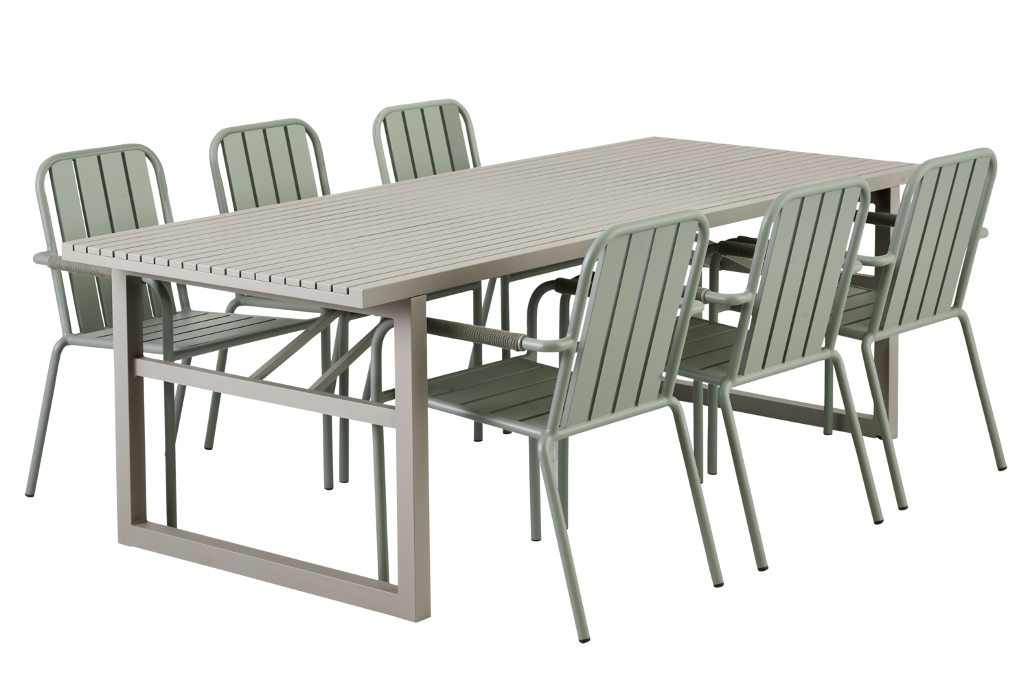 Brafab Vevi matbord Khaki 230x95 cm