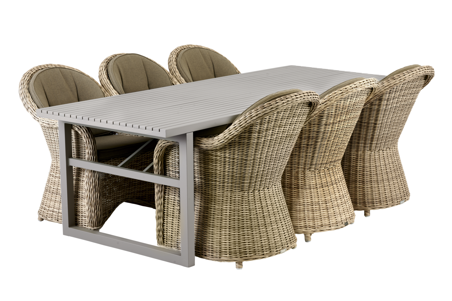 Brafab Vevi matbord Khaki 230x95 cm