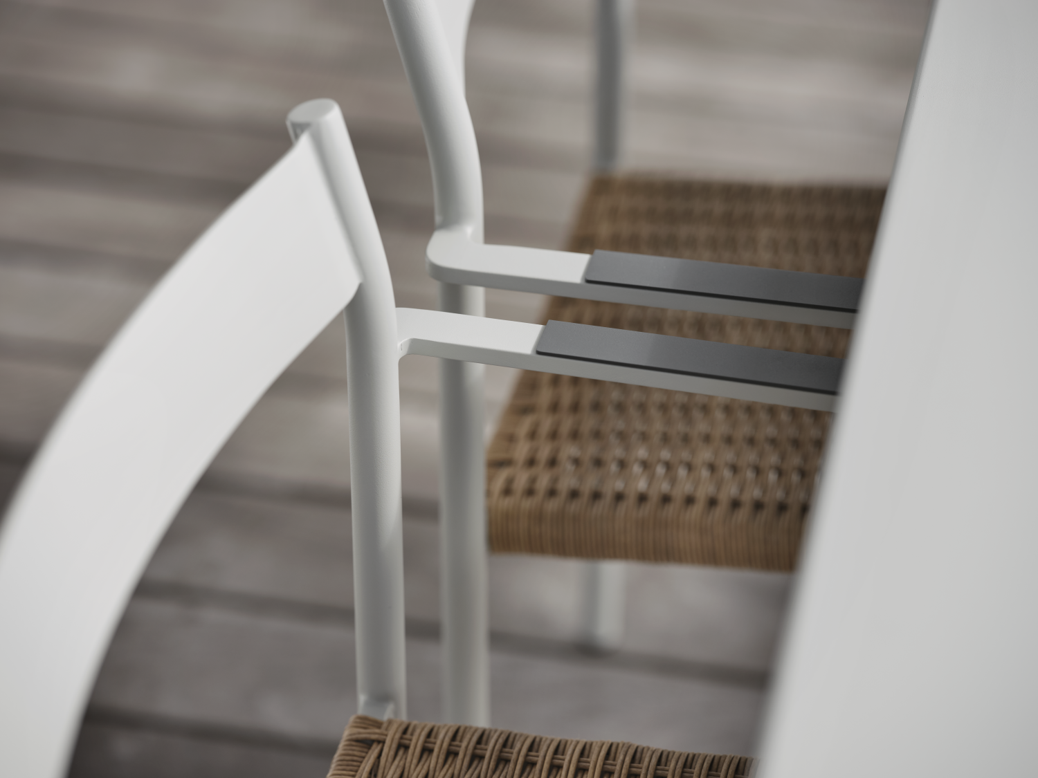Brafab DK matstol Light Grey/Natur