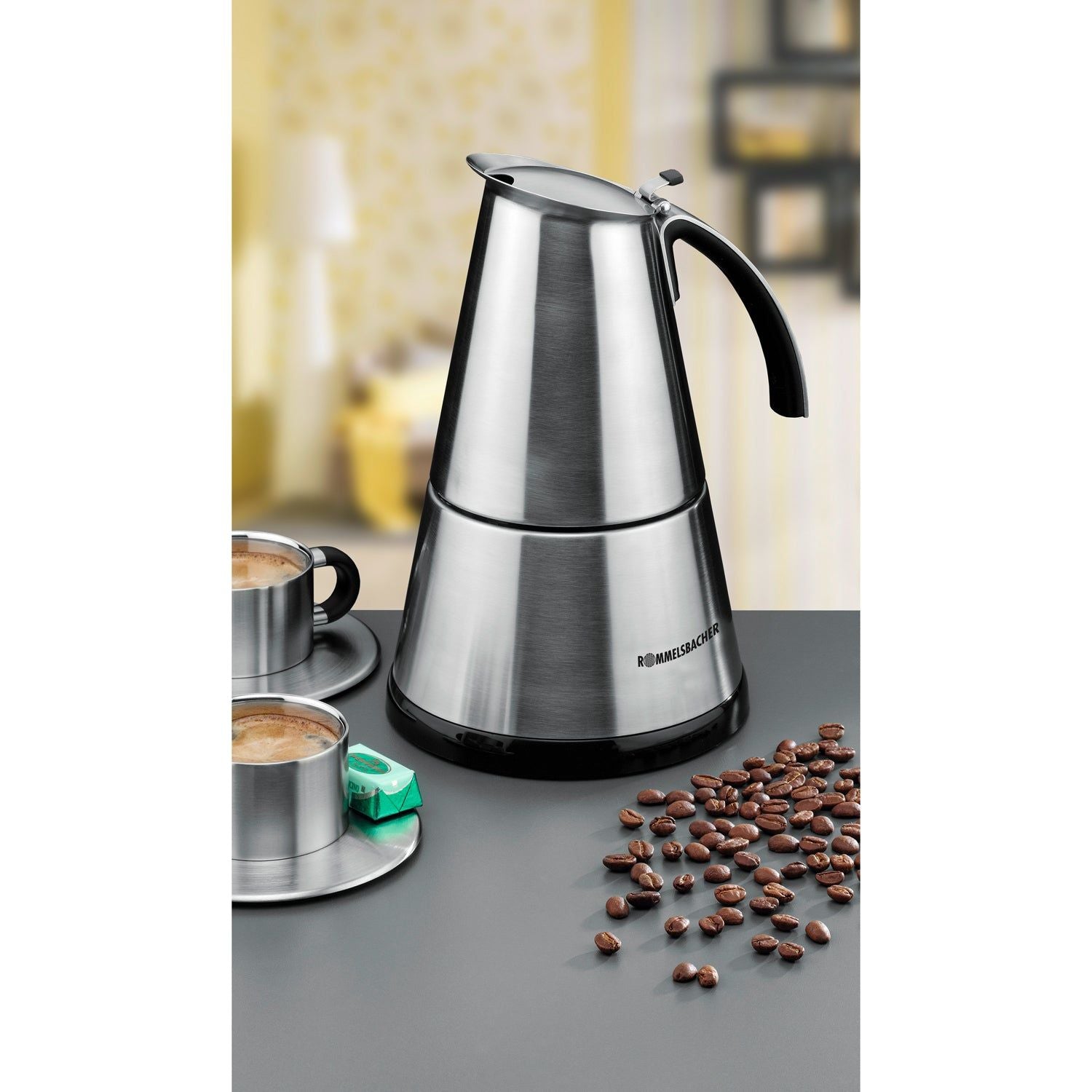 Rommelsbacher ElPresso Deluxe Mockabryggare EKO 366/E Rostfritt stål