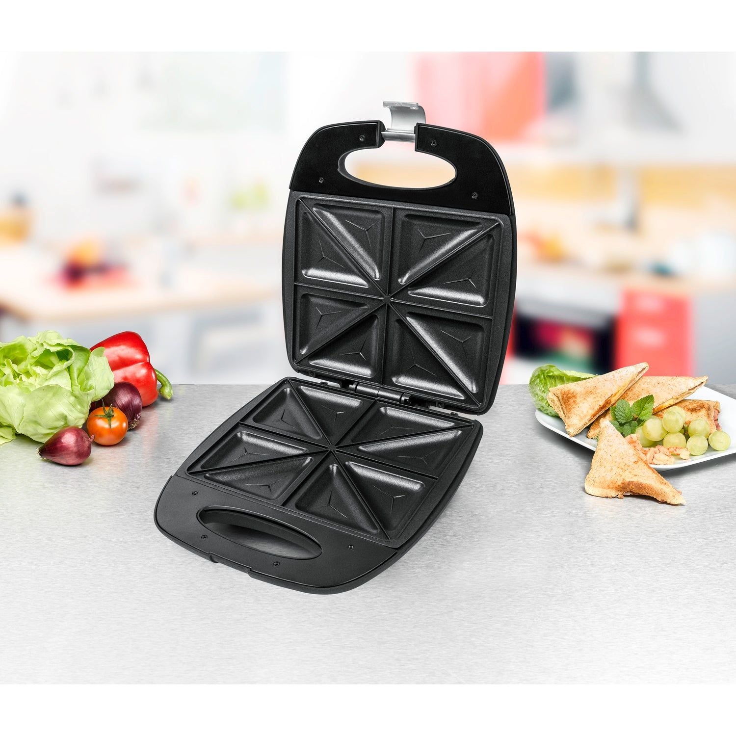 Rommelsbacher Smörgåsgrill ST 1410 4 Skivig Xylan® Plus Beläggning 1400W
