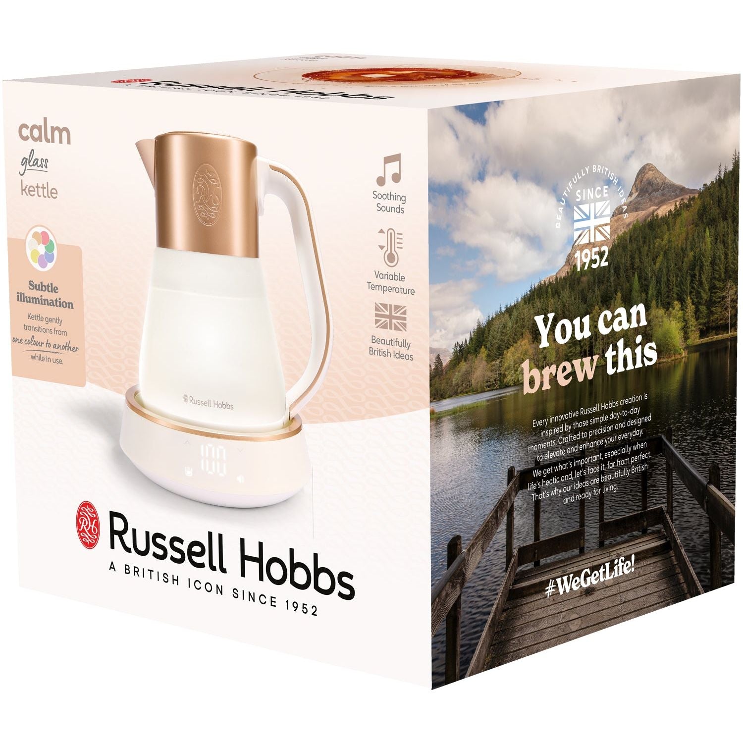 Russell Hobbs Vattenkokare 27450-70 Calm Kettle 1,7l 2400W Tyst Kokning