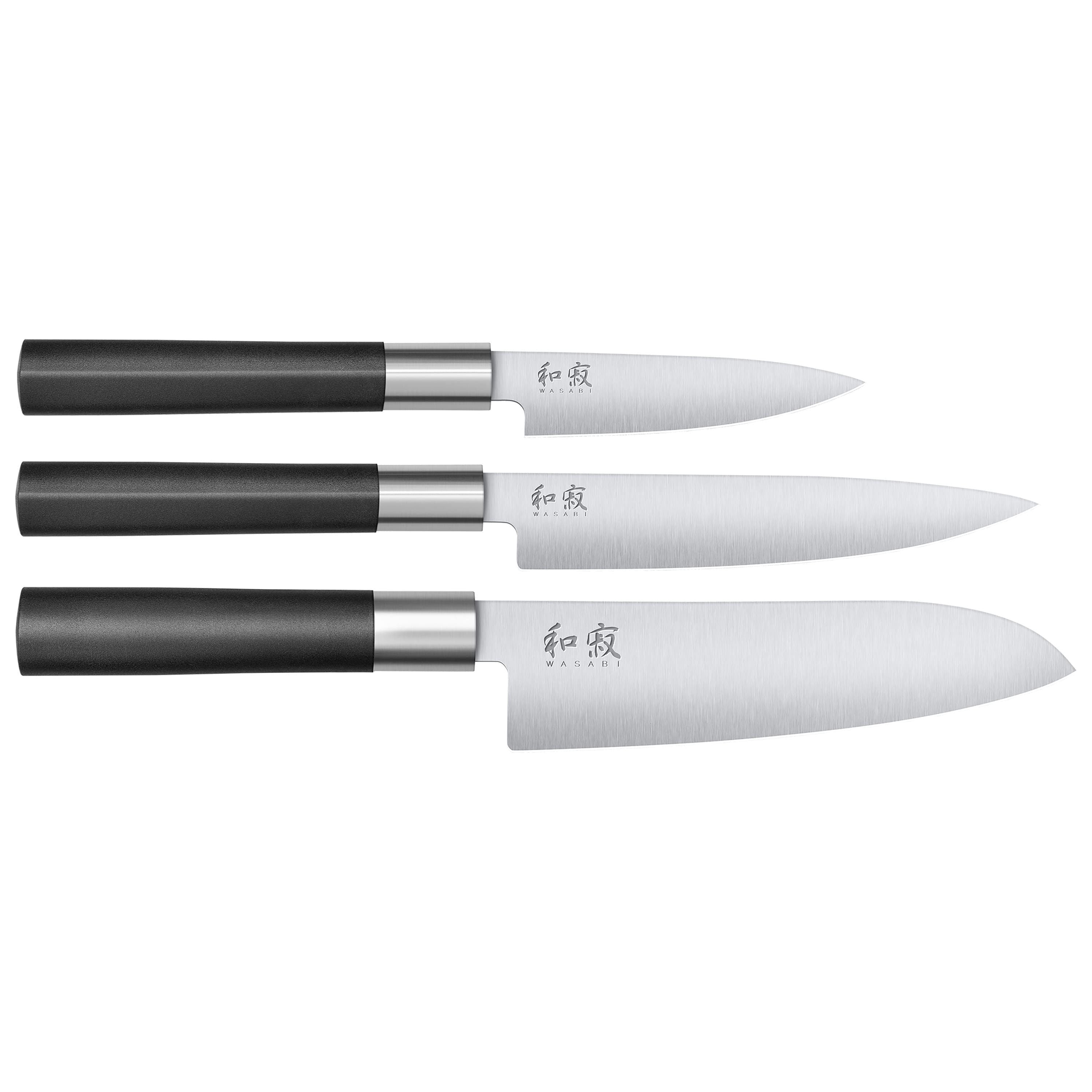 Kai Wasabi Black Knivset 3 Delar