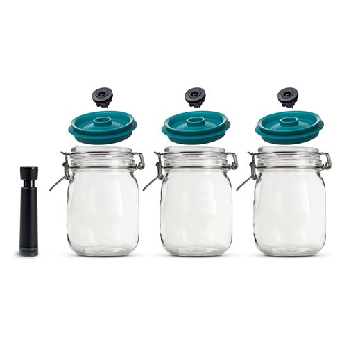 Airtender vakuumförslutare burkar 3st 1.5L