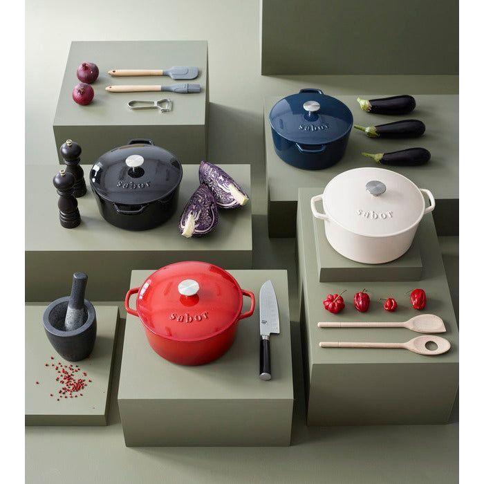 Sabor Gjutjärnsgryta 6,7 L Svart