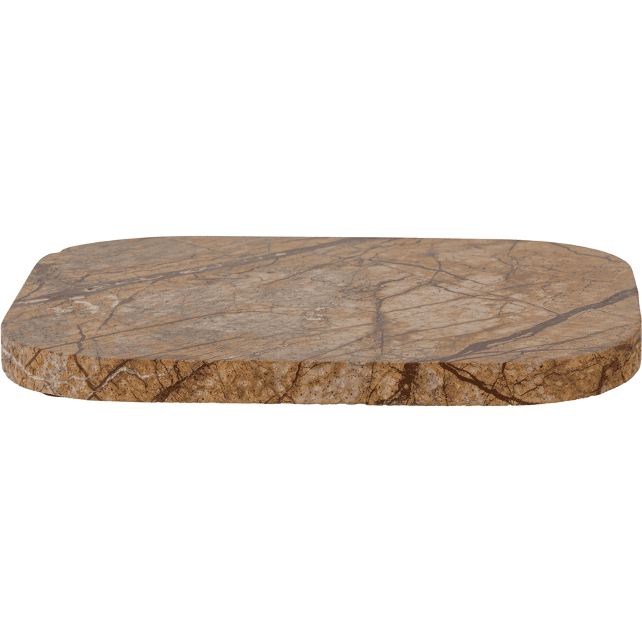 Bloomingville Serveringsbricka Deborah Brun Marmor 30x24 cm