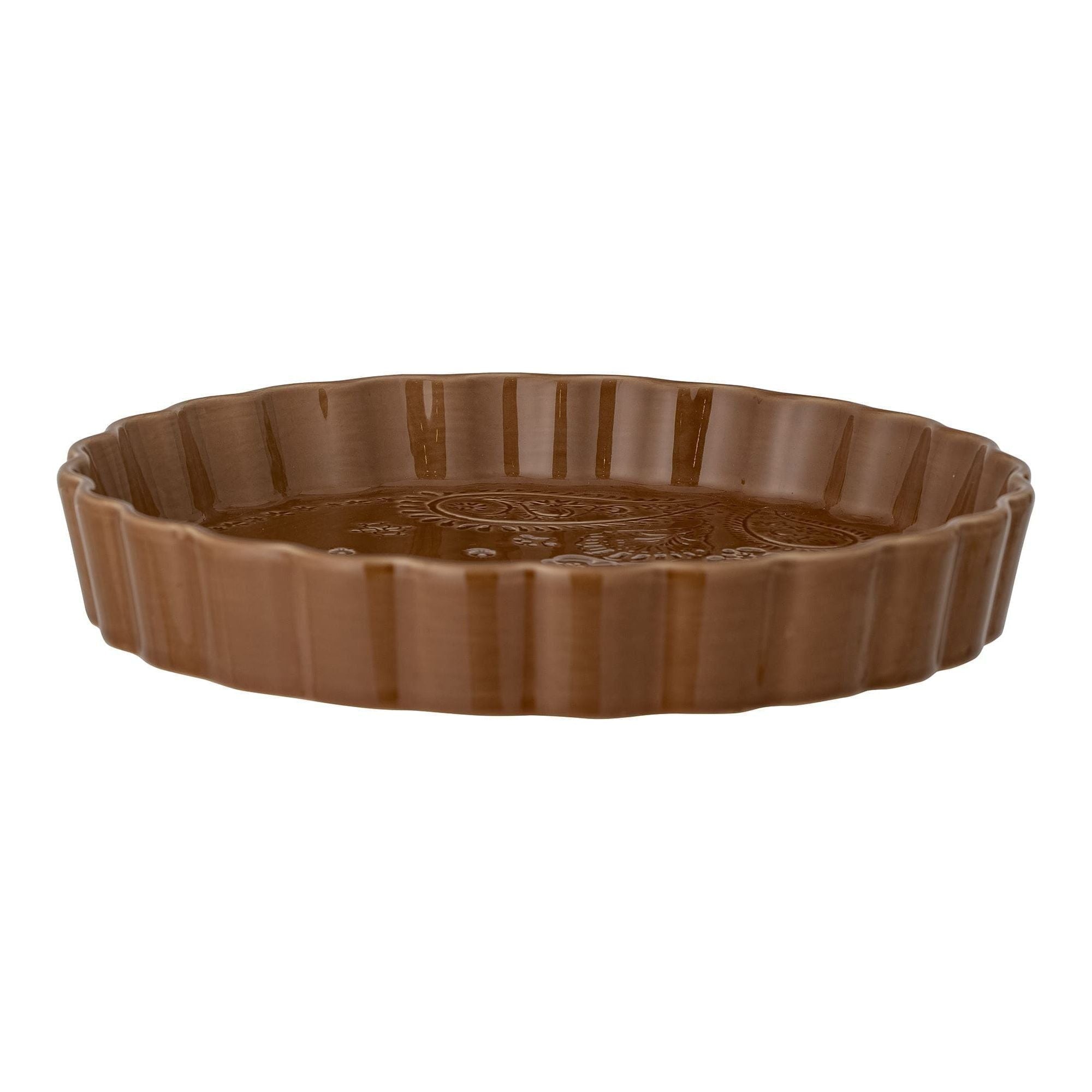 Bloomingville Rani Ugnsform Brun Stengods 28x4,5 cm