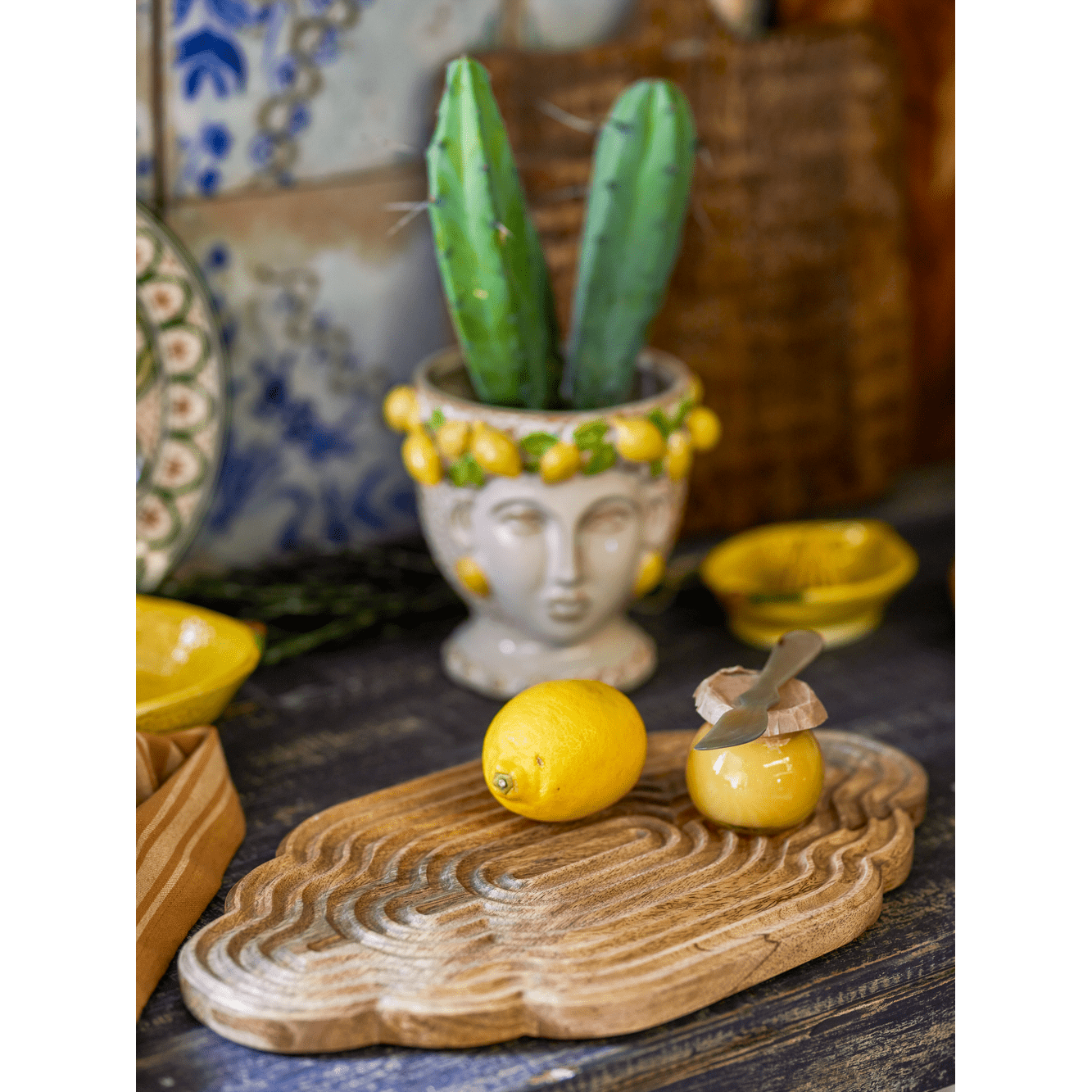 Bloomingville Heva Serveringsbräda Natur Mango 40x23 cm