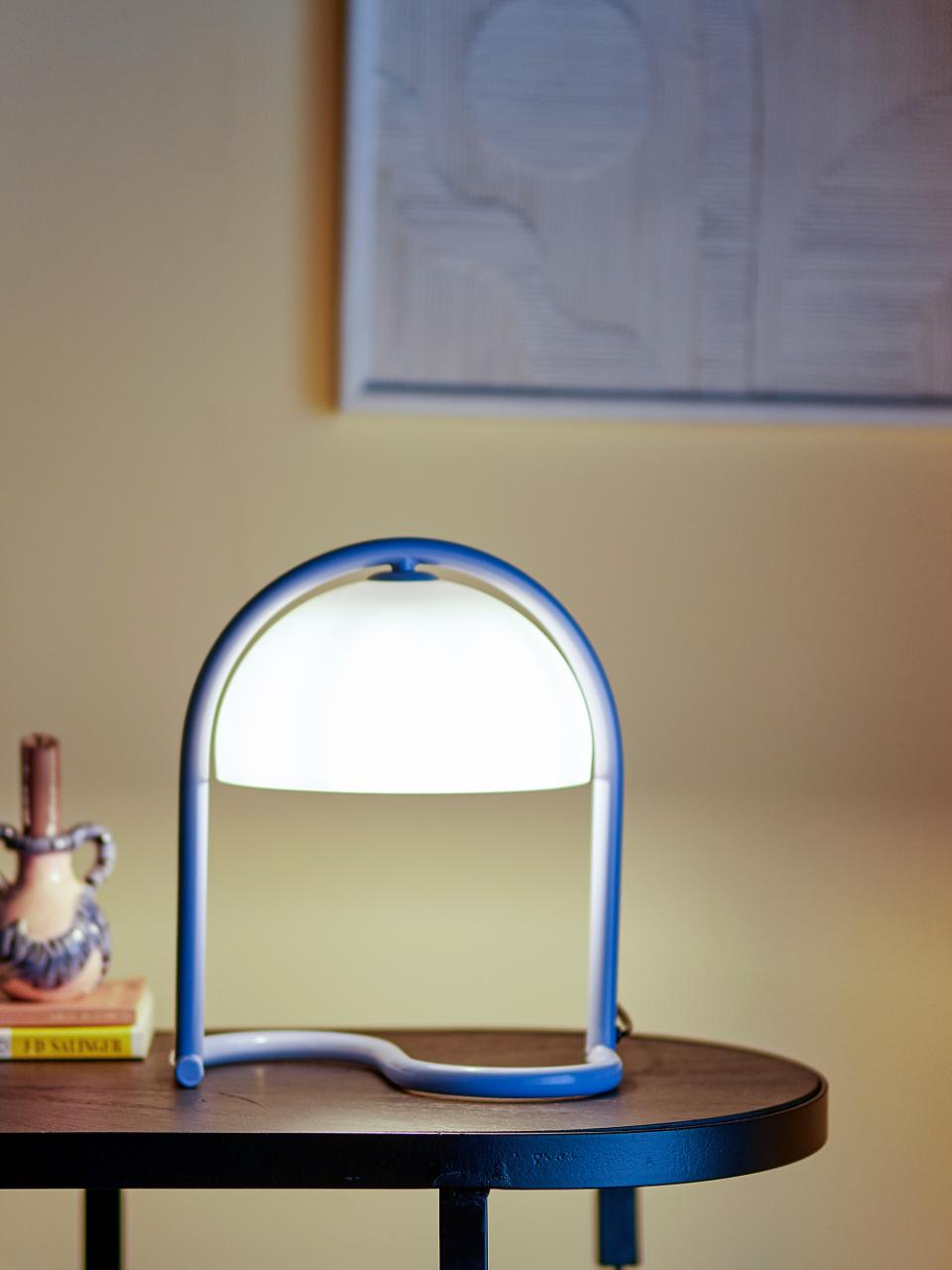 Bloomingville Favour Bordslampa Blå färg