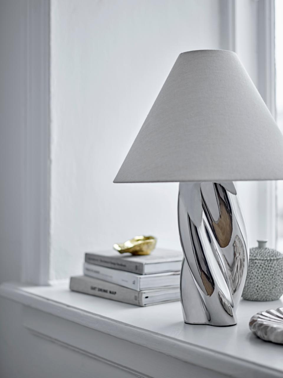 Bloomingville Silva bordslampa Ø35 cm Silver