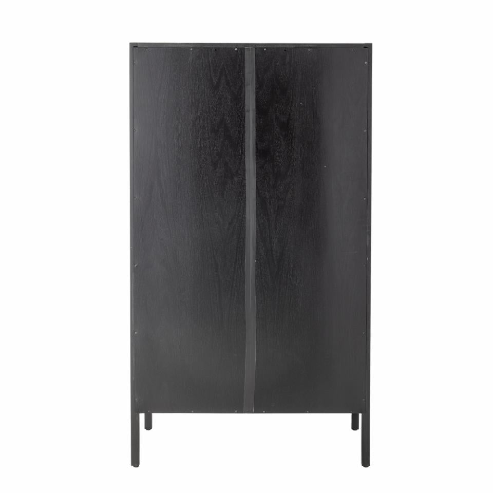 Bloomingville Marikka skåp 85x40x150 cm Black