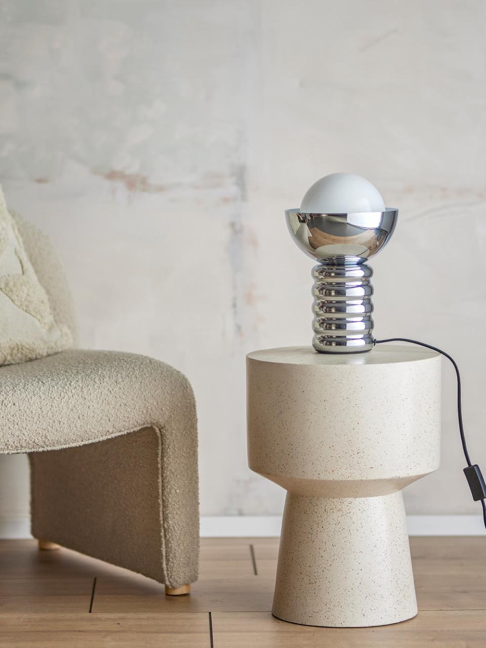 Bloomingville Spike bordslampa 32 cm Silver