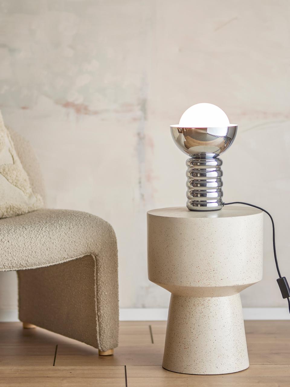 Bloomingville Spike bordslampa 32 cm Silver