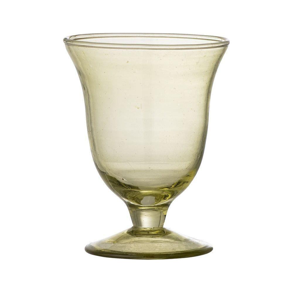 Bloomingville Florentine Vinglas Grön Återvunnet Glas 14 cl