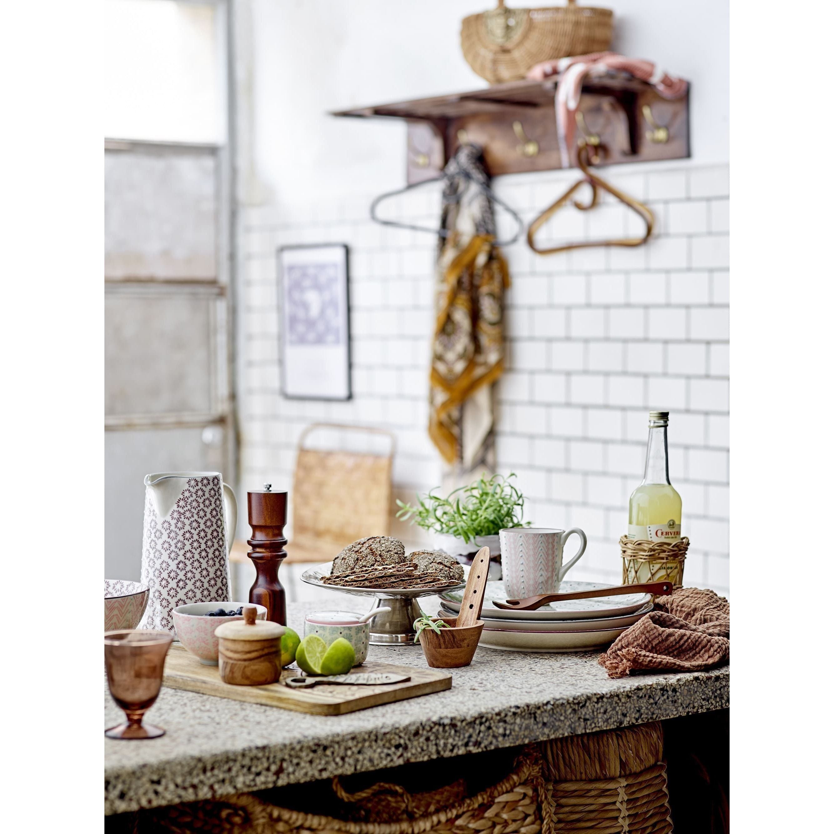 Bloomingville Florentine Vinglas Brun Återvunnet Glas 14 cl