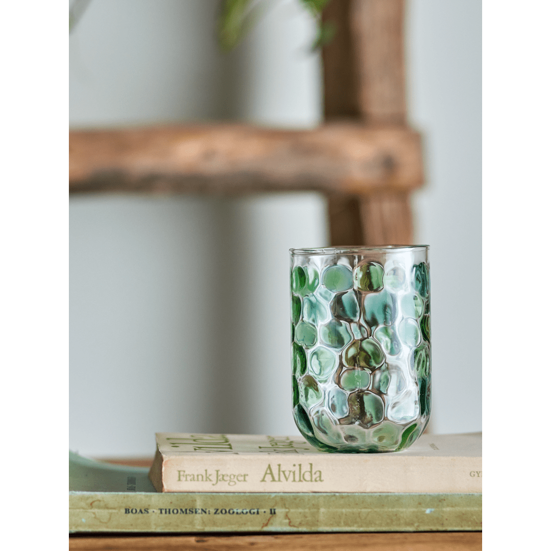 Bloomingville Rondha Dricksglas Grön Glas 36 cl