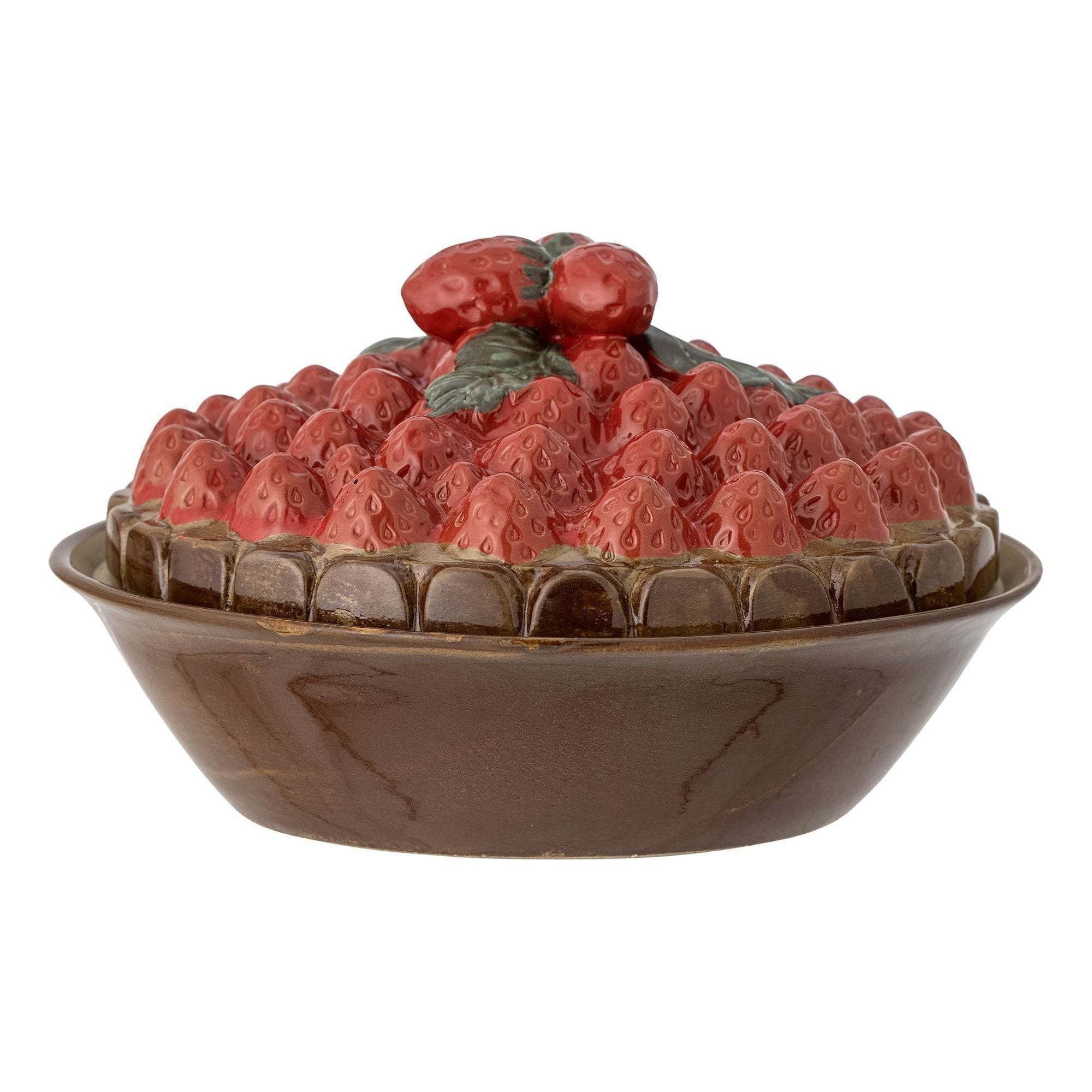 Bloomingville Maehan Ugnsform Med Lock Brun Stengods 850 ml (OKT)