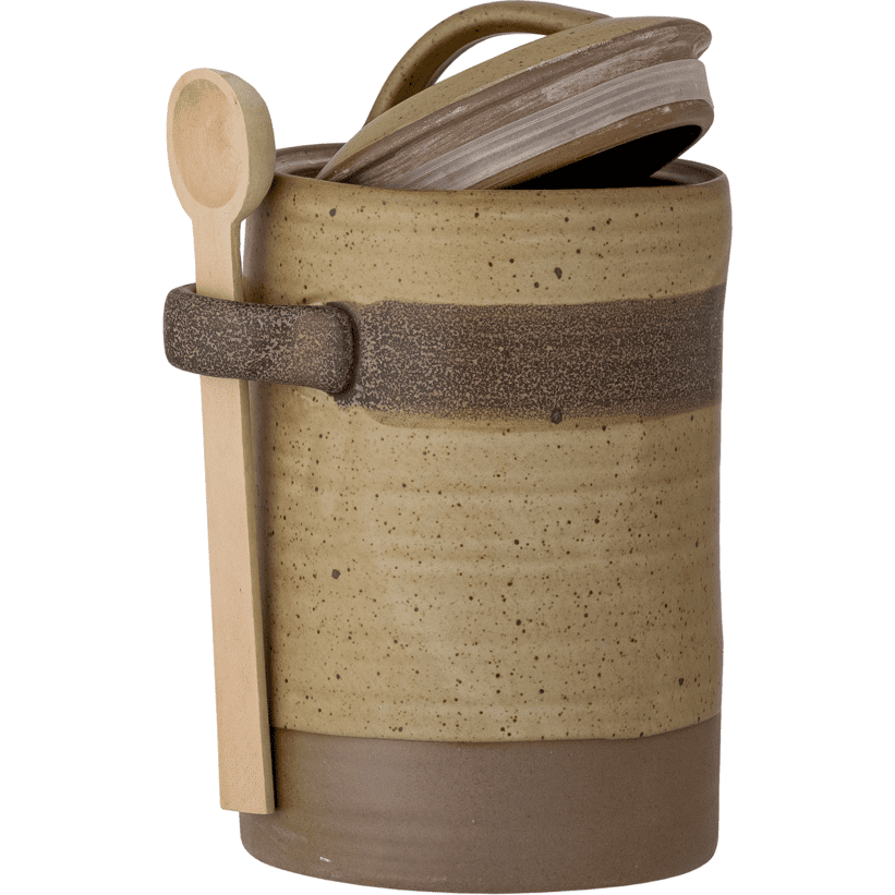 Bloomingville Burk Solange Med Lock Och Sked Ø11 cm