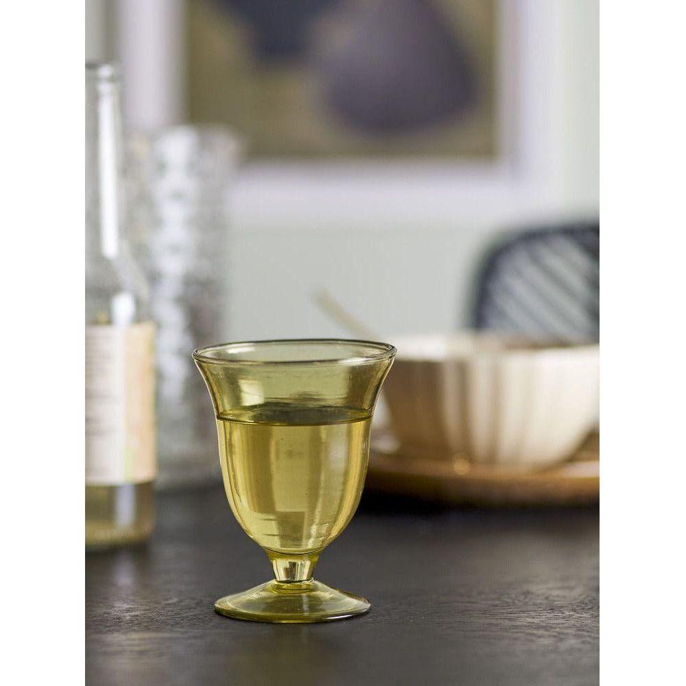 Bloomingville Florentine Vinglas Grön Återvunnet Glas 14 cl