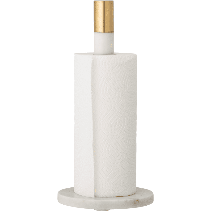 Bloomingville Emira Kökspappersställ Vit Marmor ⌀15 cm
